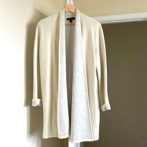 Ann Taylor Cream/Gray Sweater Sz S
